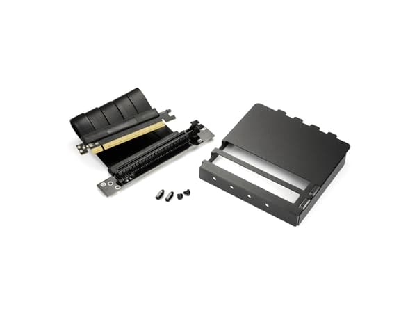 Sharkoon - PCI Express x16-kabel - PCI Express (hona) vinklad till PCI Express (hane) - PCIe 3.0 - 11.5 cm - stigare - för Sharkoon MS-Y1000, MS-Z100
