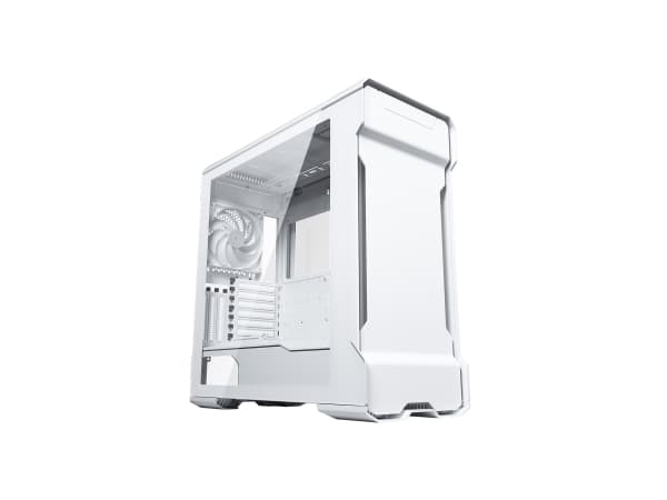 Phanteks EVOLV X, Midi Tower, PC, Hvit, ATX, EATX, Micro ATX, Mini-ITX, Aluminium, Stål, Herdet glass, Spilling