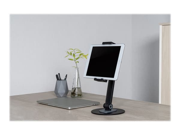 Neomounts DS15-540BL1 - Stativ - for nettbrett - svart - skjermstørrelse: 4.7"-12.9" - skrivebord