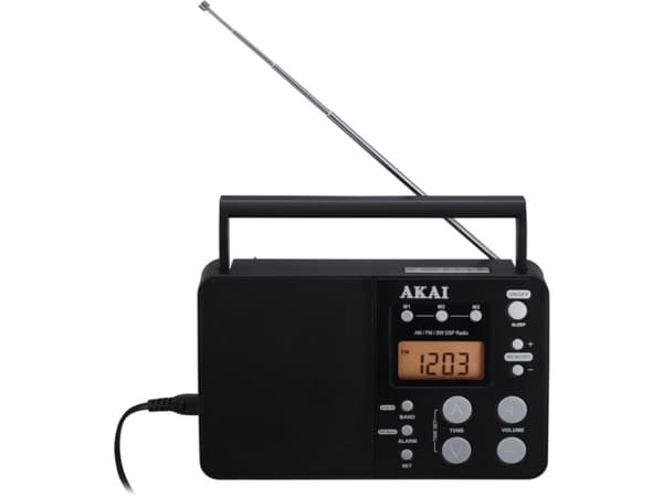 Akai APR-200, Bærbar, Digitalt, AM, FM, SW, 87,5 - 108 MHz, 522 - 1620 kHz, 1 W