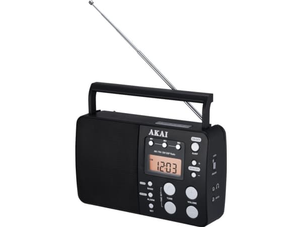 Akai APR-200, Kannettava, Digitaalinen, AM, FM, SW, 87,5 - 108 MHz, 522 - 1620 kHz, 1 W
