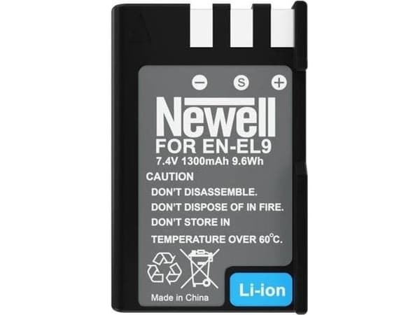 Newell NEWELL batteribytte EN-EL9 for Nikon D40 / 40X / D60 / D3000 / D5000