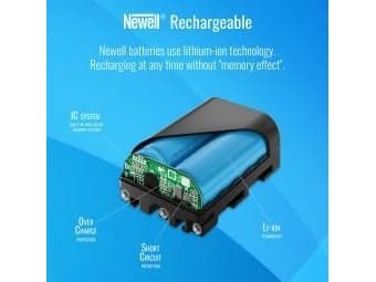 Newell ladattava akku Newell Plus korvaava EN-EL15 -akku
