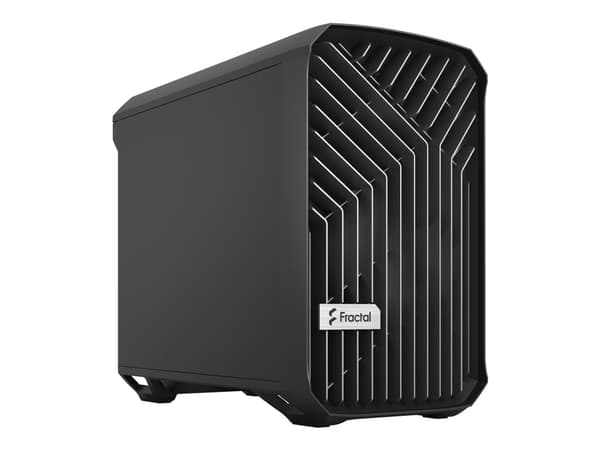 Fractal Design Torrent Nano - Tower - Mini-DTX - ingen strømforsyning (ATX) - massiv svart - USB/lyd Sort