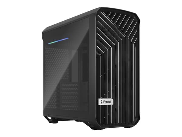 Fractal Design Torrent Compact - Tower - utvidet ATX (E-ATX) - ingen strømforsyning (ATX) - svart TG mørk fargetone - USB/lyd