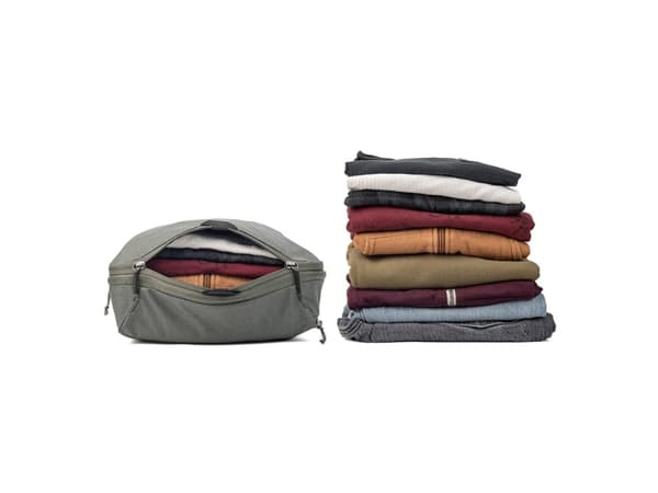 Peak Design Packing Cube, Pakkekube, Grå, Nylon, Polyethylen, 8 l, 18 l, 30 mm