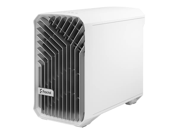Fractal Design Torrent Nano, Micro Tower, PC, Valkoinen, Micro-ITX, Terästä, Karkaistu lasi, 16,5 cm Valkoinen