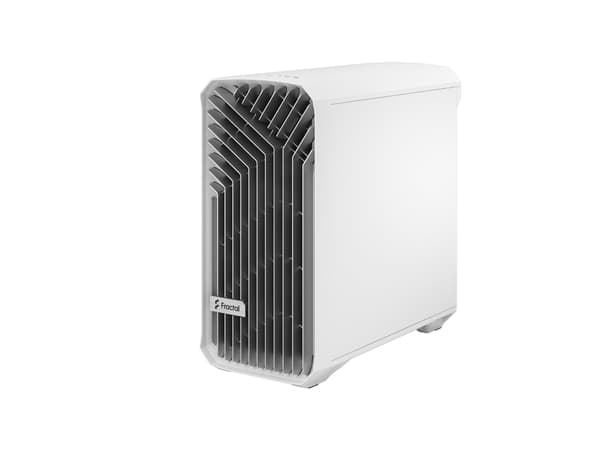 Fractal Design Torrent Compact - Tower - utökad ATX - ingen strömförsörjning (ATX) - vit TG genomskinlig ton - USB/ljud