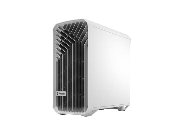 Fractal Design Torrent Compact - Tower - utökad ATX - ingen strömförsörjning (ATX) - vit TG genomskinlig ton - USB/ljud