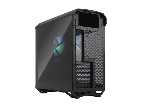 Fractal Design Torrent Compact RGB TG Light Tint - Kompakt väska - utökad ATX - ingen strömförsörjning (ATX) - svart - USB/ljud