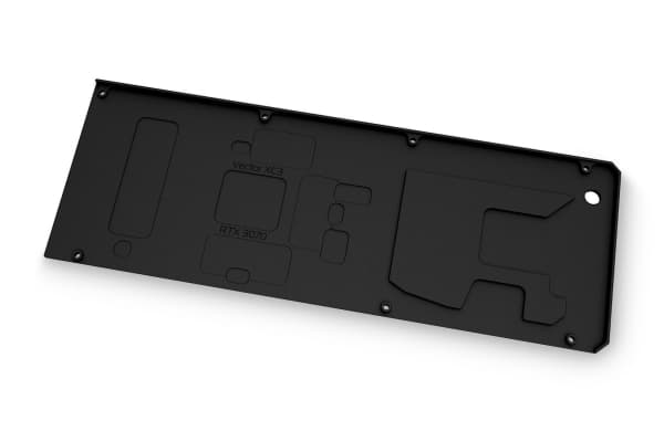 EK Water Blocks 3831109836576, Bakplate, Aluminium, Sort, EK-Quantum Vector XC3 RTX 3070, Slovenia