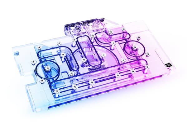 Alphacool Aurora Acryl GPX-N, Vattenblock + kylfläns, Akryl, Koppar, Transparent, 1/4", 3-stift, NVIDIA GeForce RTX 3070