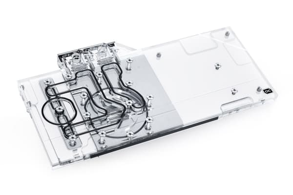 Alphacool 11970, Vattenblock + bakre platta, Akryl, Svart, Transparent, 1/4", 3-stift, Grafikkort