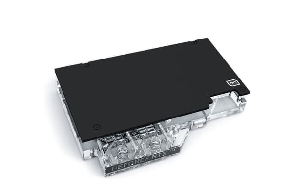Alphacool Eisblock Aurora Acryl GPX-N, Vesiblokki + jäähdytyslevy, Akryyli, Kupari, Läpinäkyvä, 185 mm, 128 mm, 24,5 mm