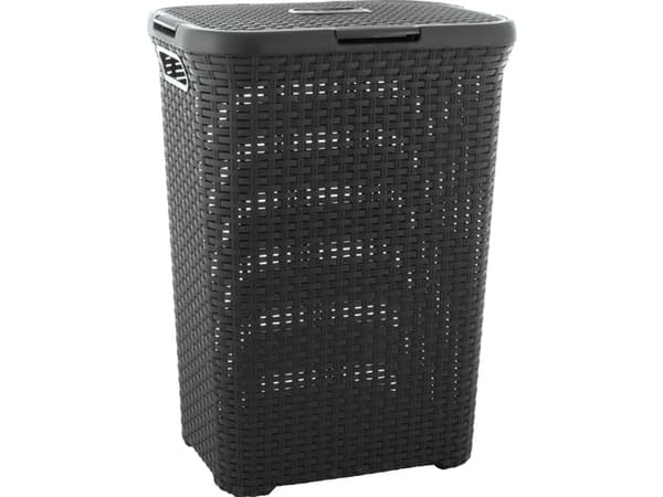 Curver Style Tvättkorg 60 Liter - Rotting antracit