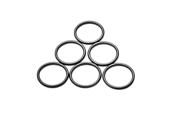 EK Water Blocks 3831109837665, O-ring, Svart, EK-Quantum Torque HDC 14, EK-Classic HDC 14, 6 styck