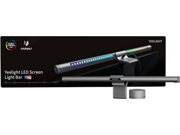 Yeelight Pro YLTD003 - Screen light - LED - total: 10 W - klasse F - 16 millioner farger - stang