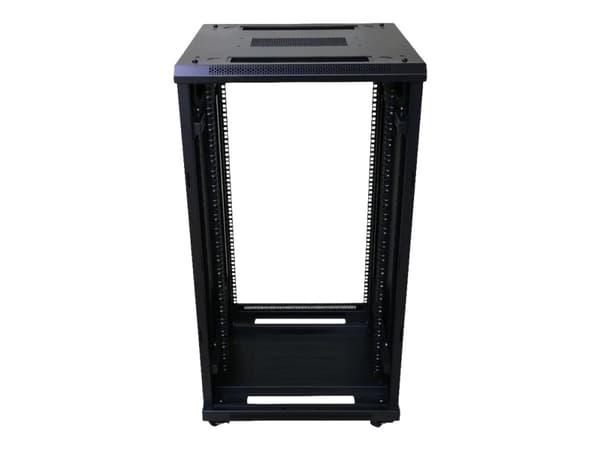 Extralink - Rack skåp - 600x800 mm - golvstående - svart - 22U - 19"