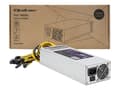 Miniatyrbilde 2 av 5: Qoltec Monolith 50350 - Strømforsyning (intern) - 80 PLUS Platinum - AC 180-240 V - 1850 watt - aktiv PFC - grå