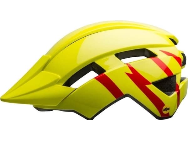 BELL Junior helmet BELL SIDETRACK II strike gloss hi-viz red size Universal (50-57 cm) (NEW)
