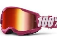 100% STRATA 2 JUNIOR FLETCHER-briller (Red Mirror Anti-Fog Linse, LT 38%+/-5%)
