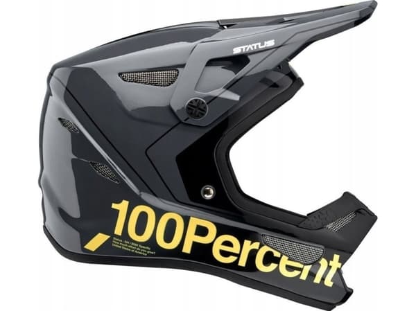 100% Kask full face juniorski 100% STATUS DH/BMX Helmet Carby Charcoal roz. S (47-48 cm) (NEW)