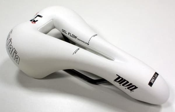 Selle Italia SELLE ITALIA DIVA GEL SUPERFLOW L saddle (id matching - L3) manganese tube 7, white, test kit (SIT-013H629AH0001)