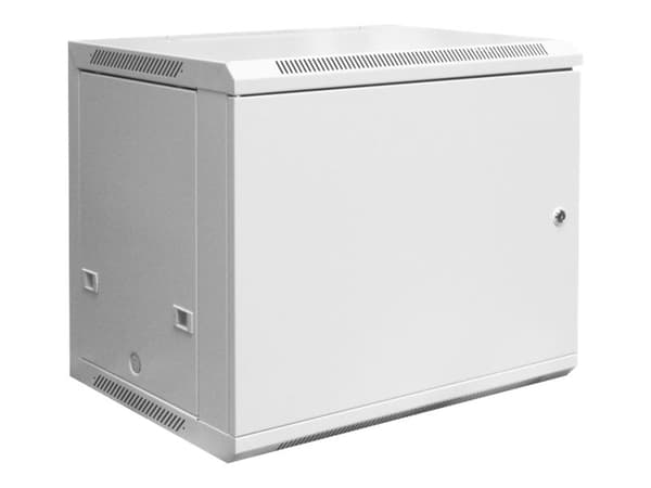DIGITUS Professional DN-W19 09U/450/MD - Skåp - väggmontering - grå, RAL 7035 - 9U - 19"