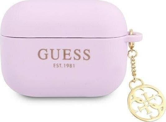 Guess Etui ochronne Charm Collection do AirPods Pro GUAPLSC4EU fioletowe
