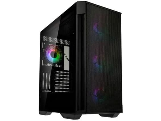 Kolink Observatory Z Mesh ARGB - Mid tower - utökad ATX - genomskinlig sidopanel (härdat glas) - ingen strömförsörjning (ATX) - svart - USB/ljud