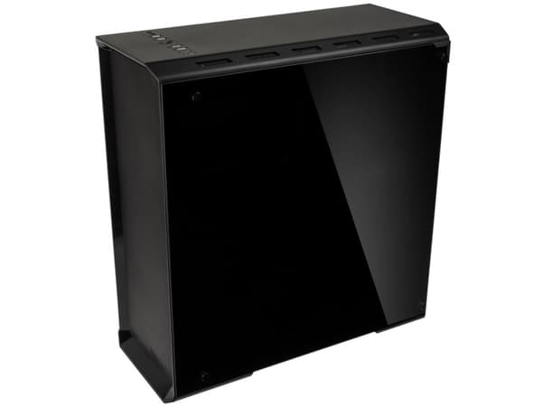 Kolink Levante V2 - Mid tower - ATX - sidepanel med vindu (herdet glass) - ingen strømforsyning (ATX) - svart - USB/lyd