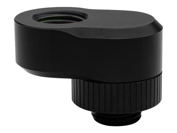 EkWaterBlocks EK-Quantum Torque Rotary Offset 14 - Liquid cooling system offset fitting adapter - svart