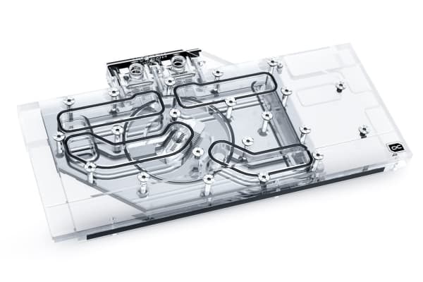 Alphacool 18659, Takalevy, Akryyli, Kupari, Nikkeli, Musta, Läpinäkyvä, 3-Pin JST, 1/4", 141,7 mm