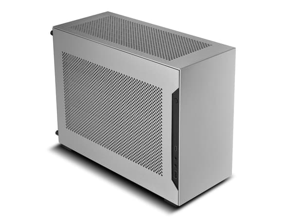 Lian Li A4-H20 A4 - Liten boks - mini-ITX - ingen strømforsyning - sølv, matt svart - USB/lyd