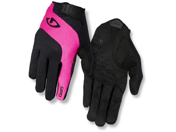 Giro Tessa Gel LF sykkelhansker svart knallrosa størrelse M (GR-7085723)