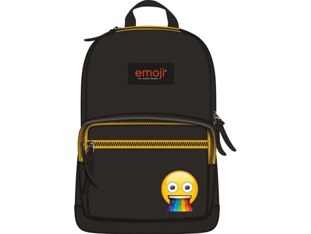 St. Majewski Backpack with 1 compartment Emoji black