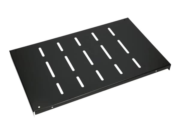 Extralink - Rack-hylle - 300 mm - svart - 1U - 19"