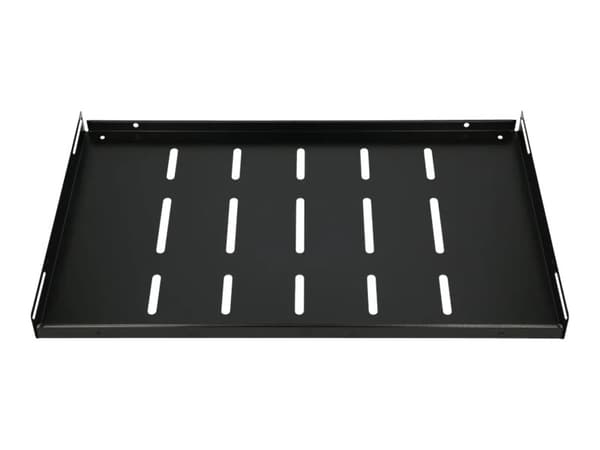 Extralink - Rack-hylle - 300 mm - svart - 1U - 19"