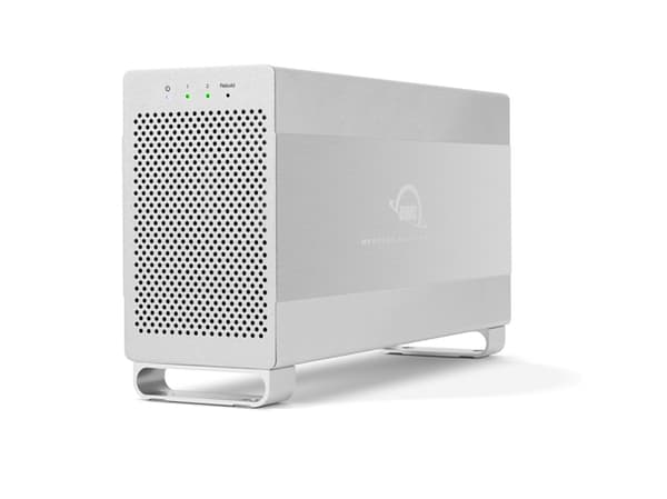 OWC Mercury Elite Pro Dual, HDD-hölje, 3.5", Serial ATA II, Serial ATA III, USB-anslutning, Vit Vit