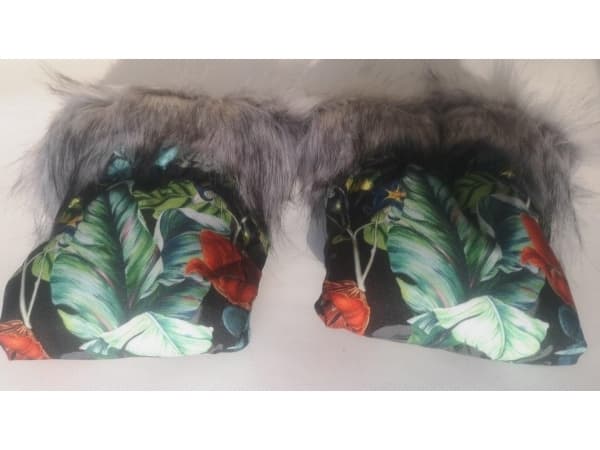 Matpol Muff Cocoon Printing Red Flowers