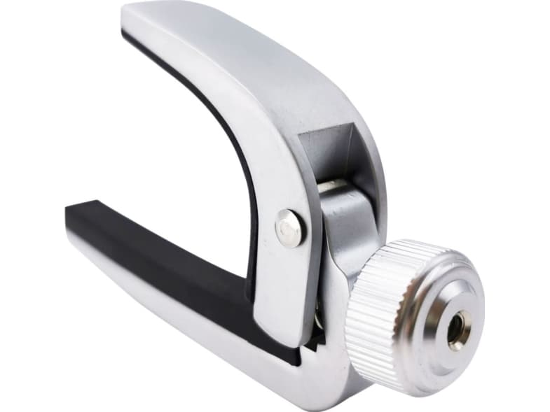 Mozos Capo Kapodaster for guitar in metallic silver color