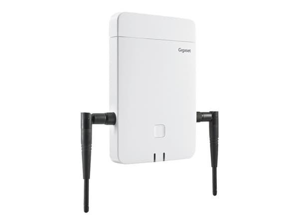 Gigaset N870E IP Pro - Trådløs telefonbasestasjon / VoIP telefonbasestasjon - IP-DECT\GAP\pnCAP - treveis anropskapasitet - SIP, RTCP, RTP, SRTP, SDP