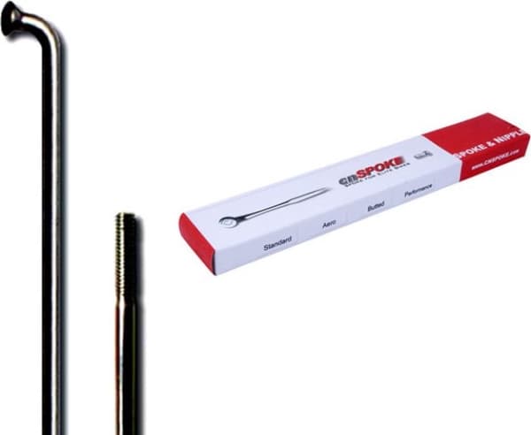 CNSPOKE Spokes STD14 2.0-2.0-2.0 stainless steel 188mm black + nipples 144pcs