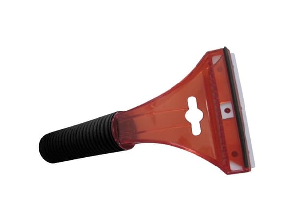 HP Autozubehör Chamonix Plastic , Polykarbonat Isskraber Softgreb (L x B x H) 22 mm x 10 cm x 3.5 cm Personbil, SUV, Van Rød