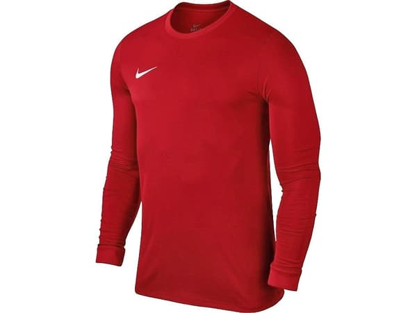 T-skjorte for menn Nike DF Park VII JSY LS Rød BV6706 657 (S)