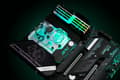 Miniatyrbild 5 av 5: EK Water Blocks 3831109892343, Vattenblock, Akryl, mässing, Svart, Silver, 3-pin, Moderkort, MSI MPG Z590