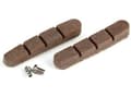 Miniatyrbilde 1 av 2: Clarks ROAD bremseinnsatser 52 mm kork (CLA-CPS200-CARB)