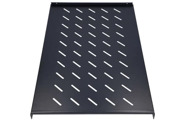 Extralink - Hylla för rack - svart - 1U - 19"
