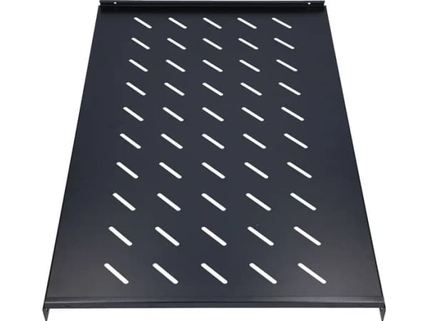 Extralink - Hylla för rack - svart - 1U - 19"