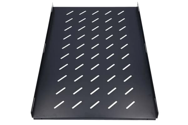 Extralink - Hylla för rack - svart - 1U - 19"